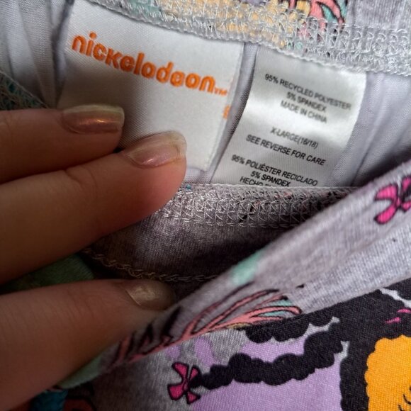 Nickelodeon Gray Pajama Pants with Colorful Cartoon Print - Picture 3 of 4